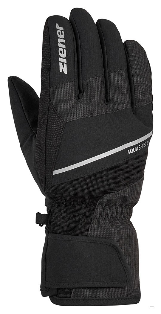 Ziener рукавички лижні Gezim black tec 10, 111005-336-10