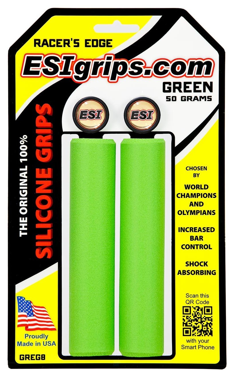 Гріпси ESI Racer's Edge Green (зелені), OBOD_GREG8