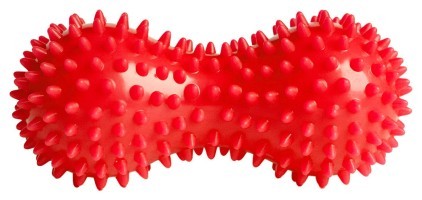 Массажный мячик EasyFit Goober с шипами красный