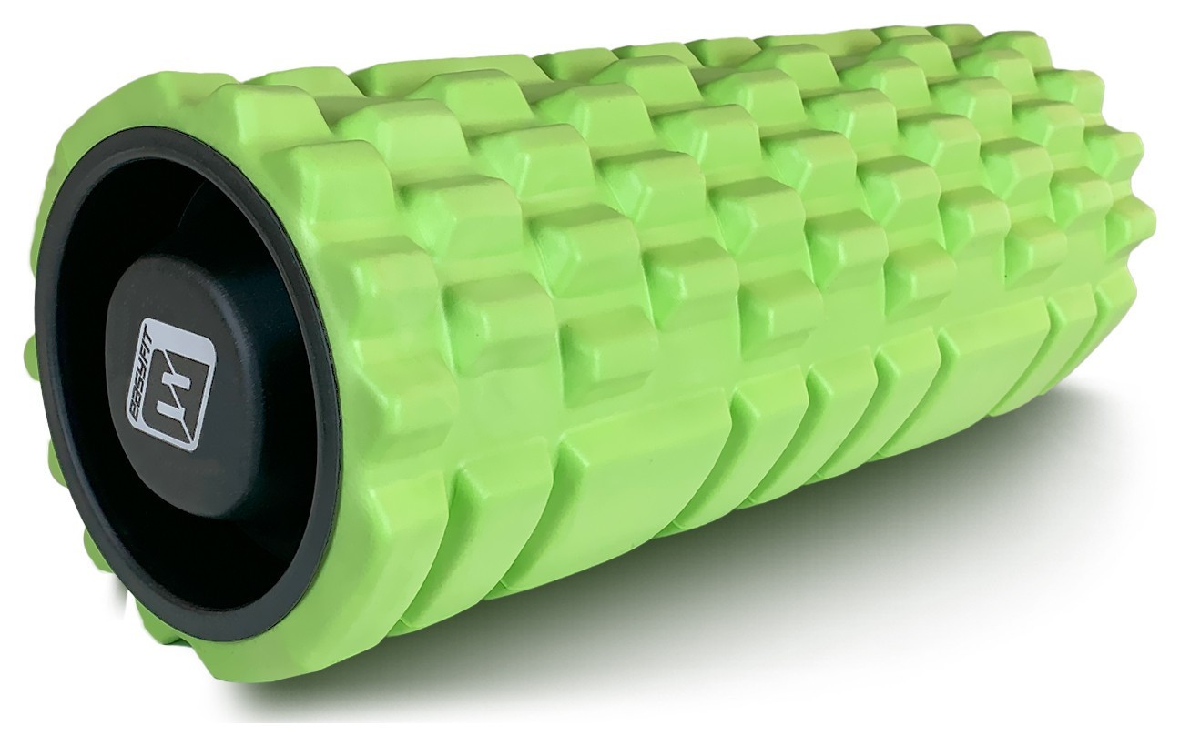 Масажний ролик EasyFit Grid Roller 33 см v.1.1 міцний масажер (салатовий), EFIT_EF-2020a-GN