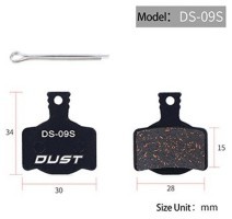 Колодки гальмівні disc Напівметал DUST DS-09S MAGURA MT2、MT4、MT6、MT8 AM (брендоване пакування)