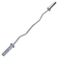 Гриф для штанги сталевий хромований Олімпійський W-подібний з підшипником довжина 1,2м ø50мм Record TA-5721-2 (1,2м, 8кг, без замків, хром)