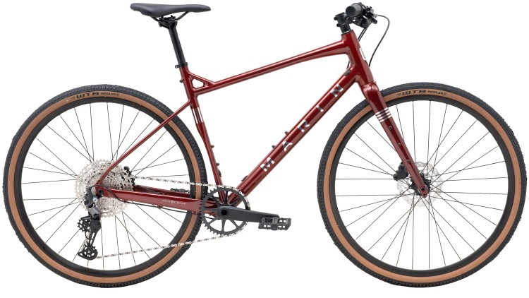 Велосипед 28" Marin DSX 2 рама - S 2025 Gloss Metallic Red/Chrome, SKE-63-02