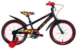 Велосипед ST 18" Formula SPORT BH рама-9" чорний 2024 крила, дзвоник