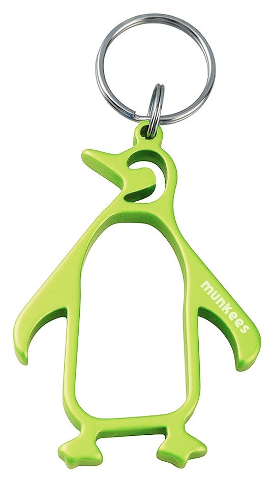 Munkees 3430 брелок-відкривальник Penguin green, 3430-GR