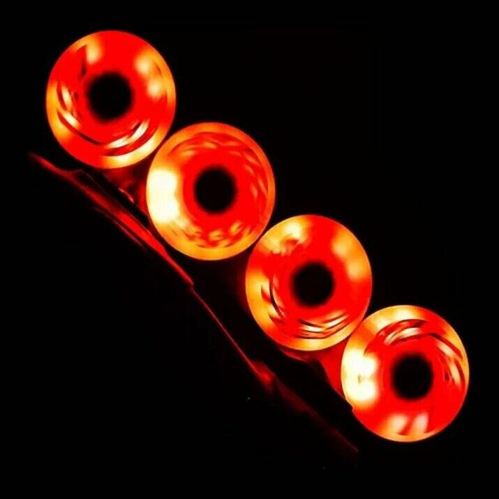 Колесо для роликів, що світяться Flying Eagle Lazer Sliders червоні 76 мм, 5489231