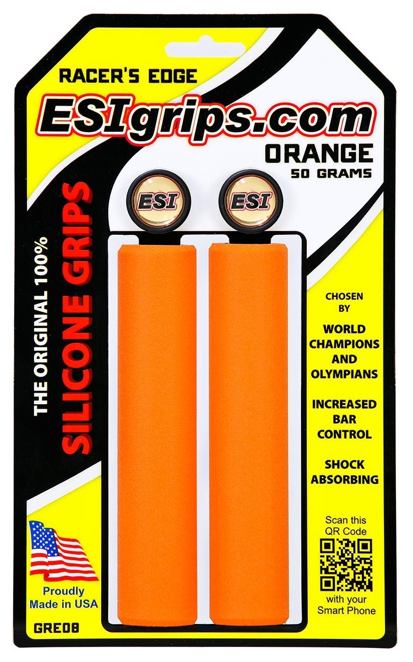 Грипсы ESI Racer's Edge Orange (оранжевые), OBOD_GREO8