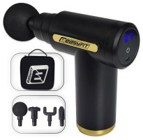 Перкусійний масажер для тіла EasyFit Pulse Mini 4 насадки, 6 режимів