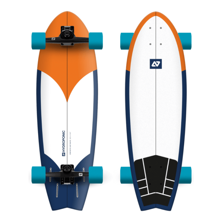 Hydroponic Fish Surf Skate 31,5" серфскейт - Radikal Orange / Navy, FRD.047430