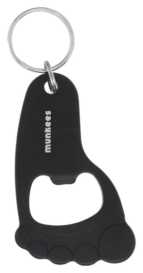 Munkees 3431 брелок-відкривачка Foot black, 3431-BK