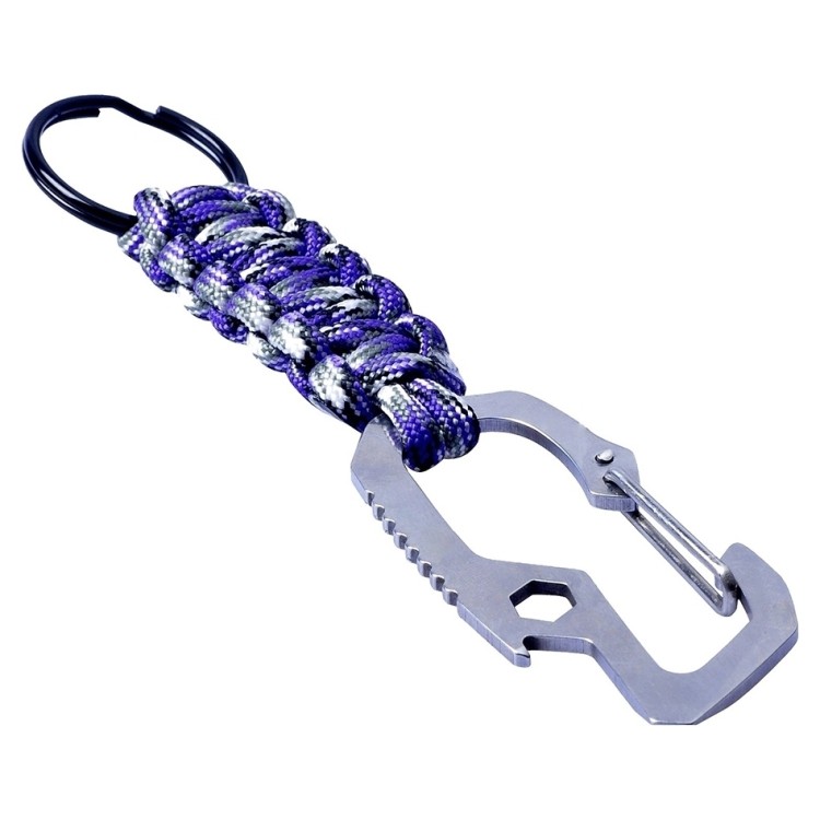 Munkees 6462 брелок Multi-Function Paracord purple, 6462-PR