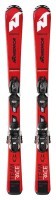 Ліжі для підлітків комплект Nordica TEAM J RACE FDT+JR 7.0 130см Red/black (0A9162+0C9022ME) O