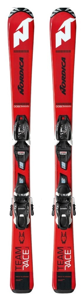 Ліжі для підлітків комплект Nordica TEAM J RACE FDT+JR 7.0 130см Red/black (0A9162+0C9022ME) O, RCH_21951