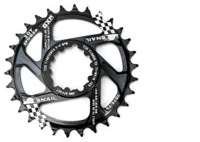 Зірка-неспадайка до шатуна NW AL 32T GXP (SRAM) offset 6mm SNAIL (чорн.)