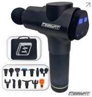 Перкусійний вібромасажер EasyFit UltraGun 13 насадок