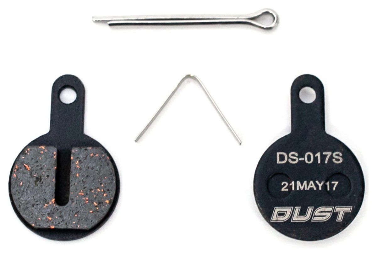 Колодки гальмівні disc Напівметал DUST DS-17S YINXING DB-01 AM (брендоване пакування), BRS-026