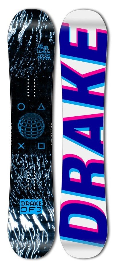 Сноуборд Drake DF3 158 Black/blue/white (76271004), RCH_20217