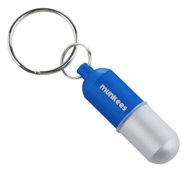 Munkees 3625 брелок Waterproof Capsule Small dark blue, 3625-DB