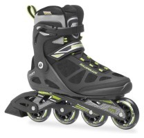 Роликовые коньки для взрослых Rollerblade MACROBLADE M 45.5 (12US) 300мм Black/green (07356600 T83)