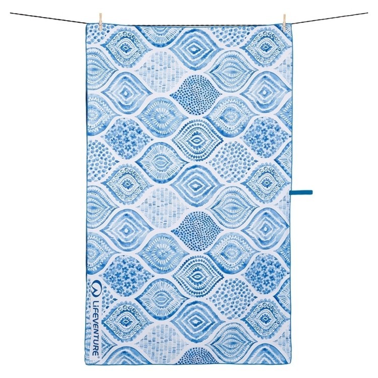 Lifeventure полотенце Soft Fibre Printed Santorini Giant, 63607-Giant