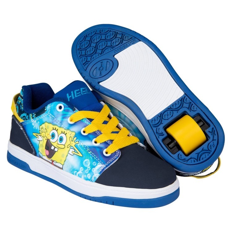 Роликові кросівки Heelys X SpongeBob Voyager Navy Yellow Sky Blue HES10491, 4862842