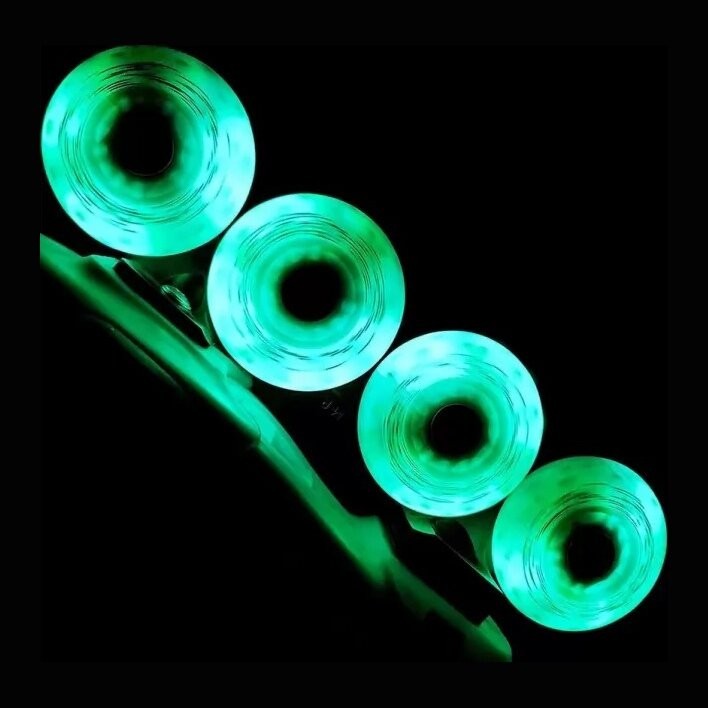 Колесо для роликів, що світяться Flying Eagle Lazer Sliders зелені 72 мм, 8945851