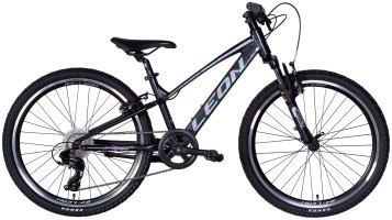 Велосипед AL 24" Leon JUNIOR AM Vbr CS рама-12" чорний 2025