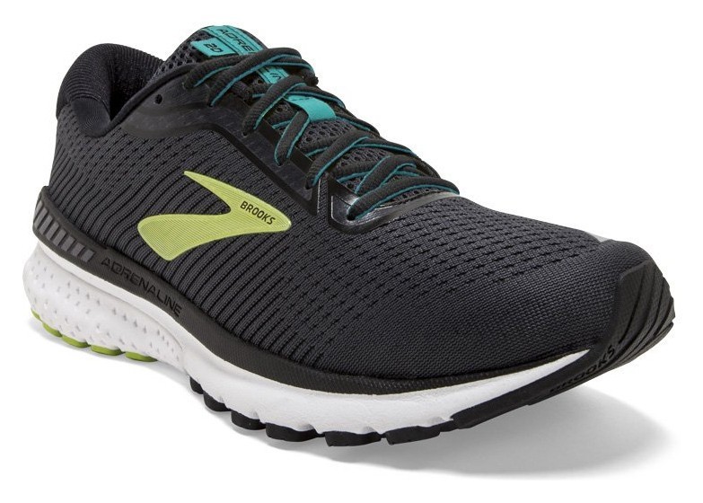 Кросівки чоловічі Brooks ADRENALINE GTS M 44 (10.0US) Black/lime/blue grass (1103071D018), RCH_14867