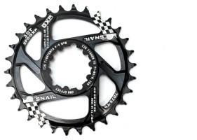 Звезда-неспадайка к шатуну NW AL 34T GXP (SRAM) offset 6mm SNAIL (черн.)