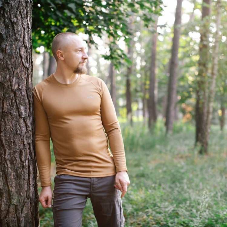 Футболка Tribe CoolpaS LS T-KI-0007-coyote, T-KI-0007-coyote-3XL