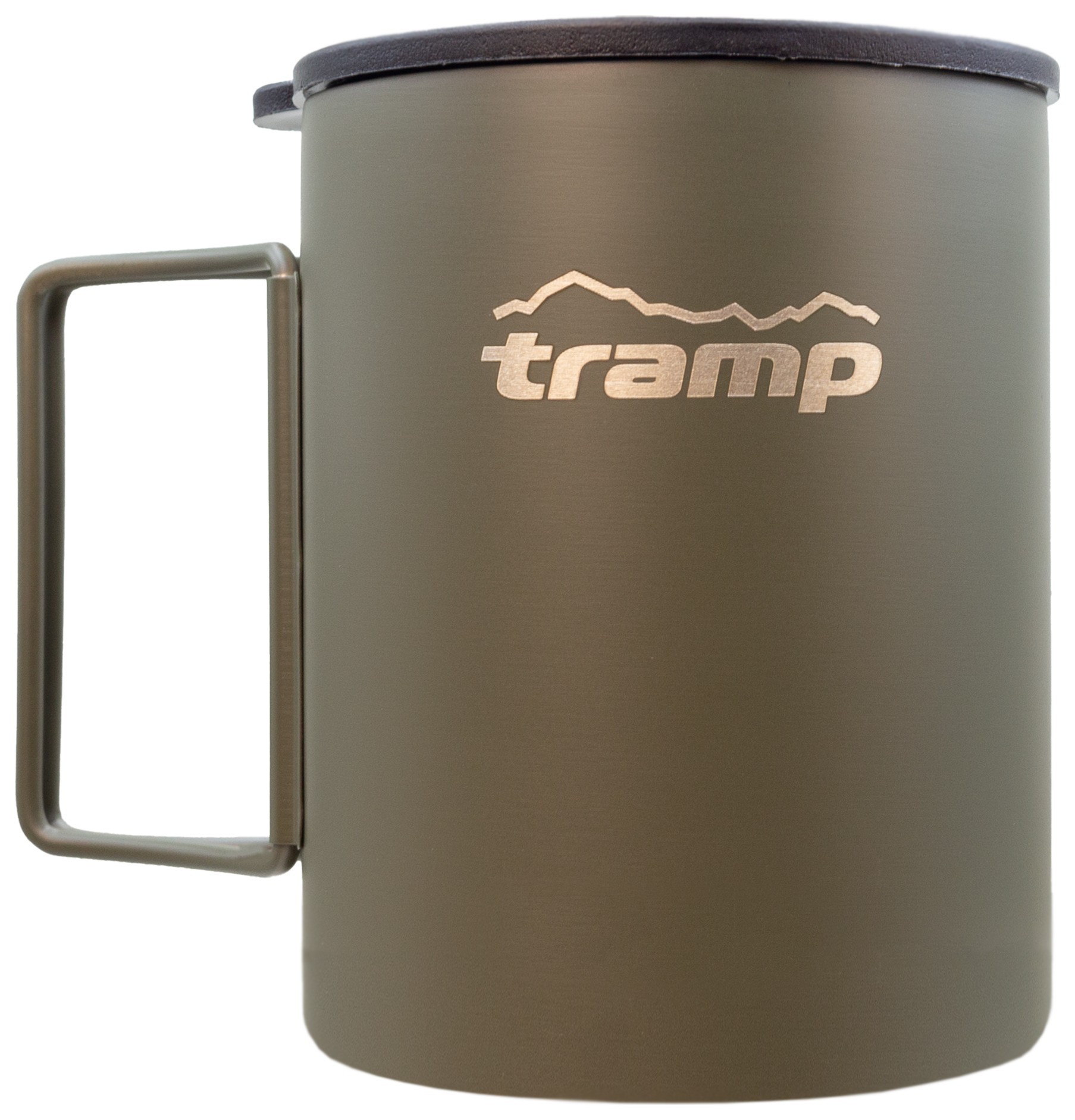 Термокружка TRAMP зі складаними ручками та поїлкою 400мл UTRC-137 olive, UTRC-137-olive