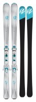 Ліжі гірські (комплект) K2 BELUVED 78 TI+ER3 10 COMPACT 149см Silver/turquoise (10B0405.141.1+10B1012.141.2)