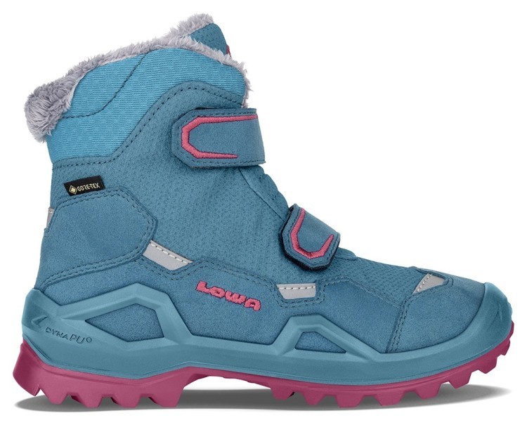 LOWA ботинки Milo Evo GTX MID Jr turquoise-fuchsia 35.0, 641542-6992-35.0
