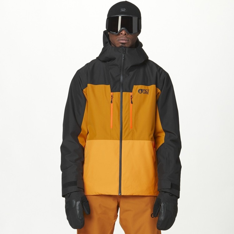 Picture Organic куртка лыжная Picture Object 2025 black-honey carrot M, MVT0525A-M