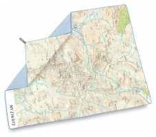 Lifeventure полотенце Soft Fibre Printed Scafell Pike Giant
