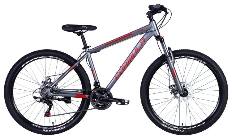Велосипед 27.5" Formula MOTION 2024 (серо-красный (м)), OPS-FR-27.5-215