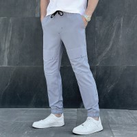 Мужские брюки джогеры с карманами серые Pobedov Vershyna