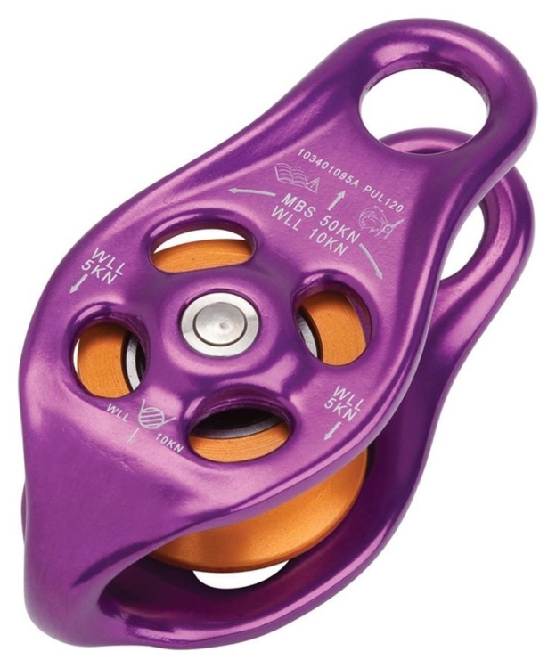 Блок DMM Pinto RIG Pulley purple, PUL120