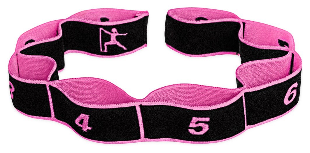 Эспандер лента EasyFit с петлями для тренировок розовый (EASY), EFIT_EF-1682-BP