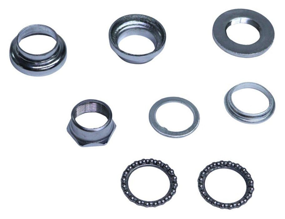 Рульова колонка різьб. не інтегрована 1" VLT YQ-CZ-18A чорний (комплект) шаг різьби 1х26Т (ХВЗ), підшипник 4X20 AM (брендоване пакування), HSE-178