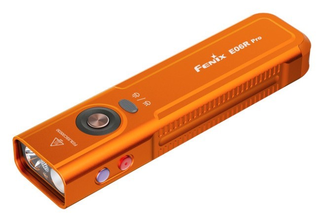 Ліхтар наключний Fenix E06R PRO, помаранчевий, FNR_E06RPROO