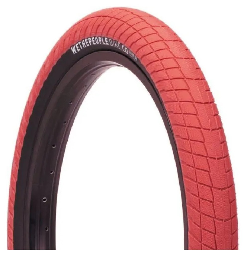 Покришка WeThePeople OVERBITE червона/чорні бока 20"x2.35" 100 PSI, VELD_4055822064163
