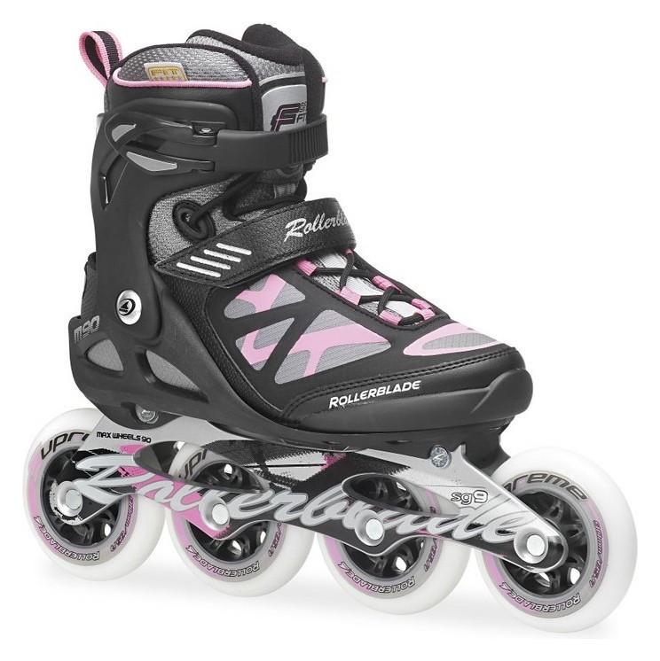 Роликові коньки для дорослих Rollerblade MACROBLADE 90 W 37 (6.5US) 235мм Black/pink (07355500 7Y9), RCH_10992