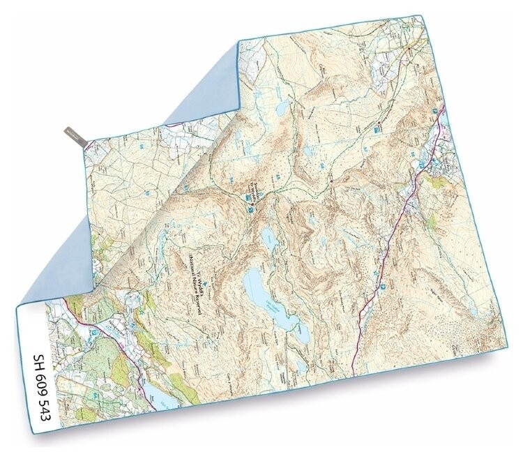 Lifeventure полотенце Soft Fibre Printed Snowdon Giant, 63082-Giant