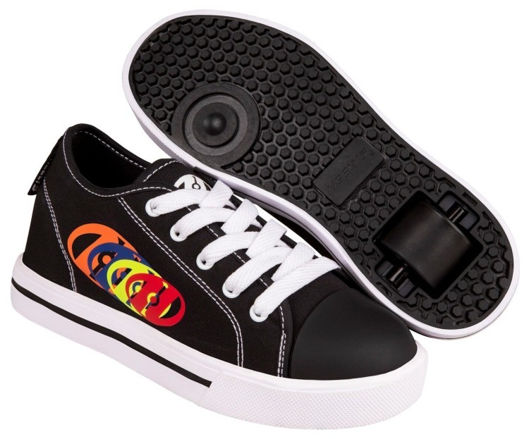 Роликовые кроссовки Heelys Classic Black White Multi HE101105, 7619401