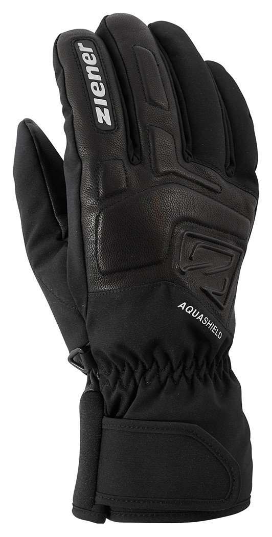 Ziener рукавички лижні Glyxus black 10, 111016-12-10