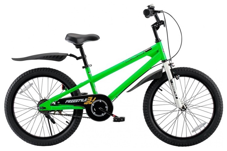 Велосипед RoyalBaby FREESTYLE 20", OFFICIAL UA, зеленый, RB20B-6-GRN