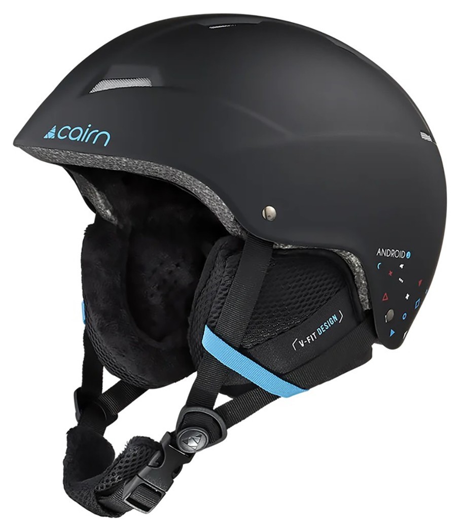 Cairn шлем Android Graphic Jr mat black-game 51-53, 0606449-602-51-53
