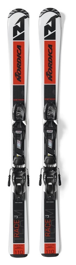 Ліжі гірські комплект для підлітків Nordica TEAM J FDT+JR 4.5 120см Black/red/white (0A0346+0C9024MF001), RCH_21932