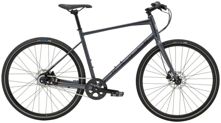 Велосипед 28" Marin Presidio 2 рама - L 2024 Gloss Charcoal/Black/Black Red, SKE-90-64